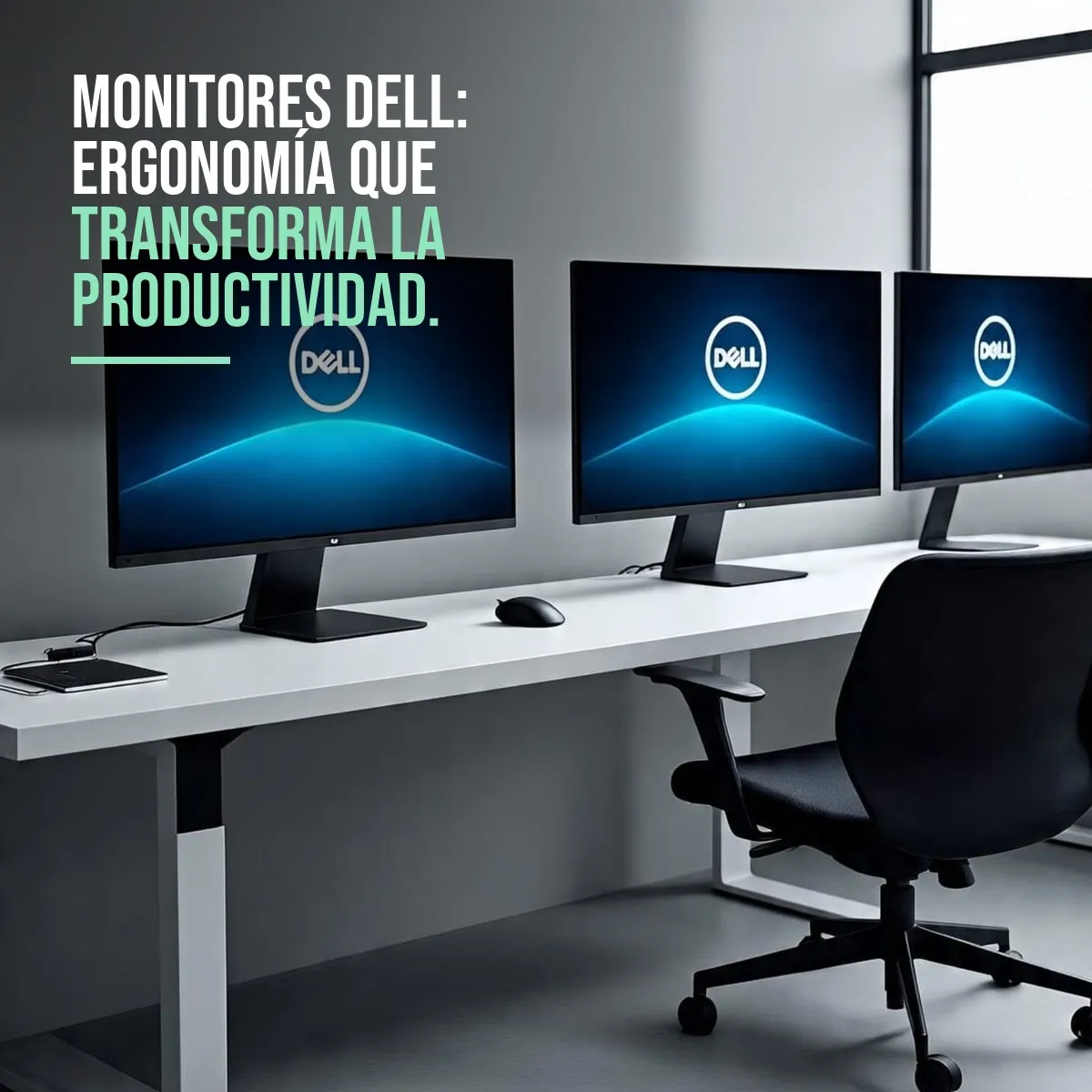 Monitores Dell: Ergonomía y Productividad en Oficinas